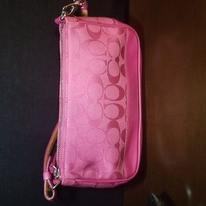 Coach Signature Wristlet